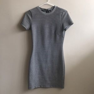 H&M Knit Bodycon Dress, Stripe